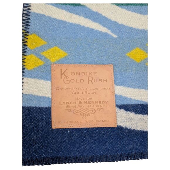 Klondike Gold Rush Faribault Woolen Mill Throw Blanket - New w/ Box - Picture 5 of 10